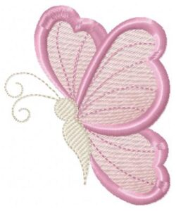 Motif Papillon brodé our vêtement personnalisé bébé